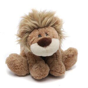 Vintage GUND Shaggy Mane Lion Plush Stuffed Animal Toy Brown 64U1458
